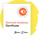 semrush certified digital marketing freelancer in calicut